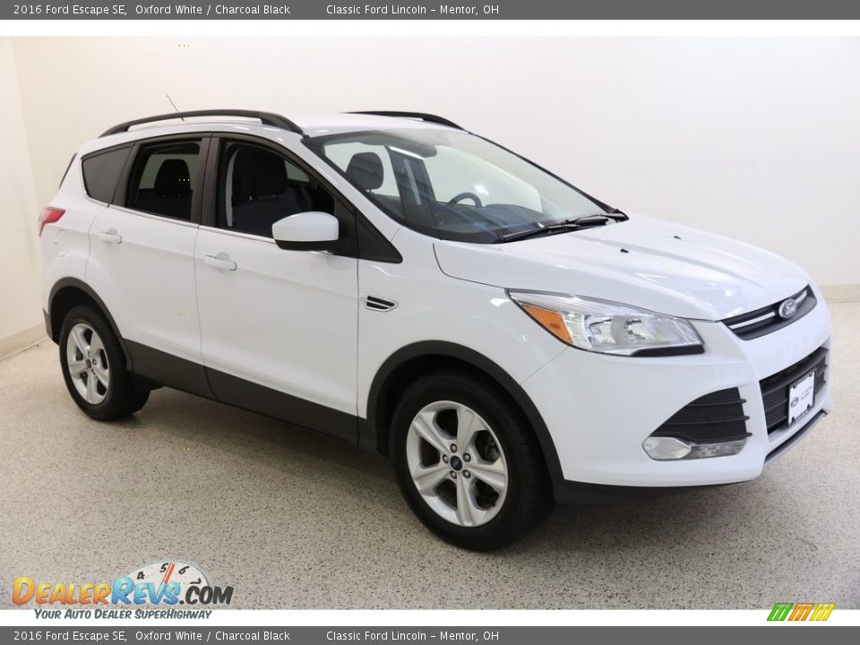 2016 Ford Escape SE Oxford White / Charcoal Black Photo #1