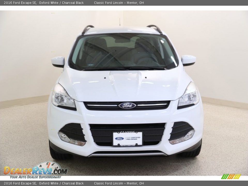 2016 Ford Escape SE Oxford White / Charcoal Black Photo #2