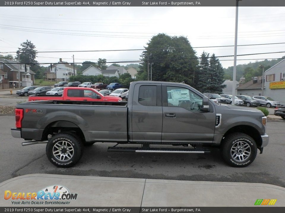 2019 Ford F250 Super Duty Lariat SuperCab 4x4 Magnetic / Earth Gray Photo #4