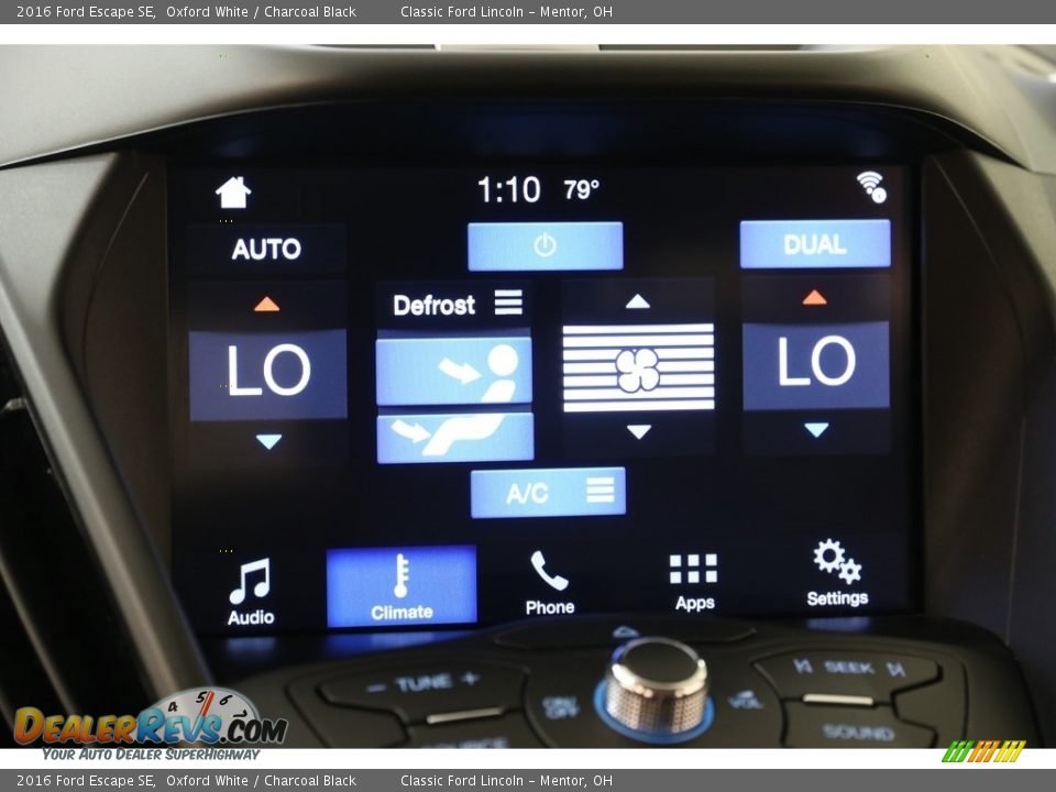 2016 Ford Escape SE Oxford White / Charcoal Black Photo #11