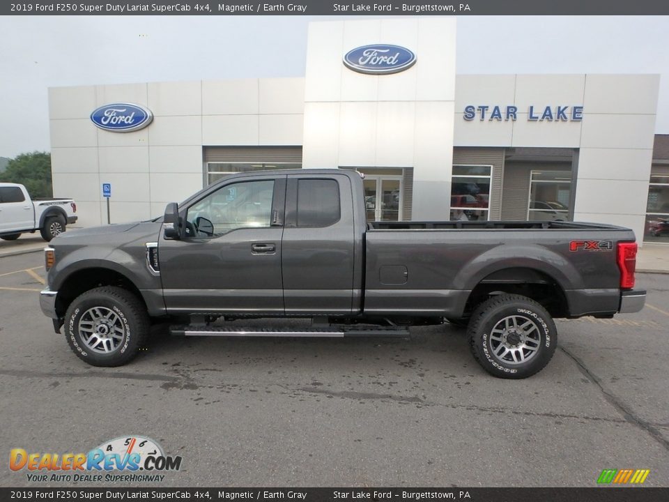 2019 Ford F250 Super Duty Lariat SuperCab 4x4 Magnetic / Earth Gray Photo #8