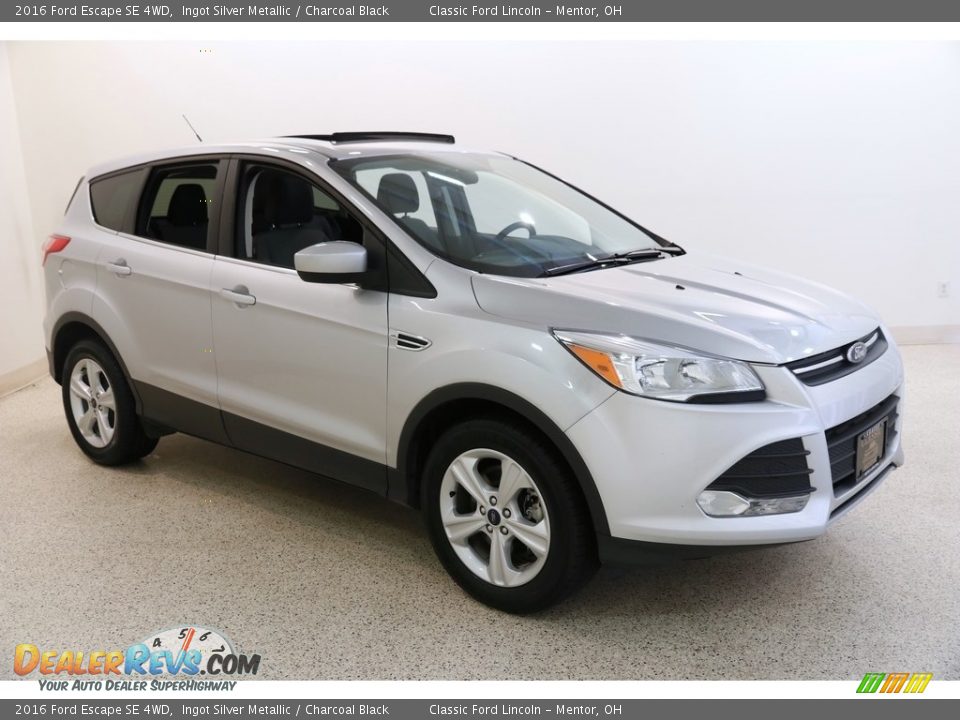 2016 Ford Escape SE 4WD Ingot Silver Metallic / Charcoal Black Photo #1