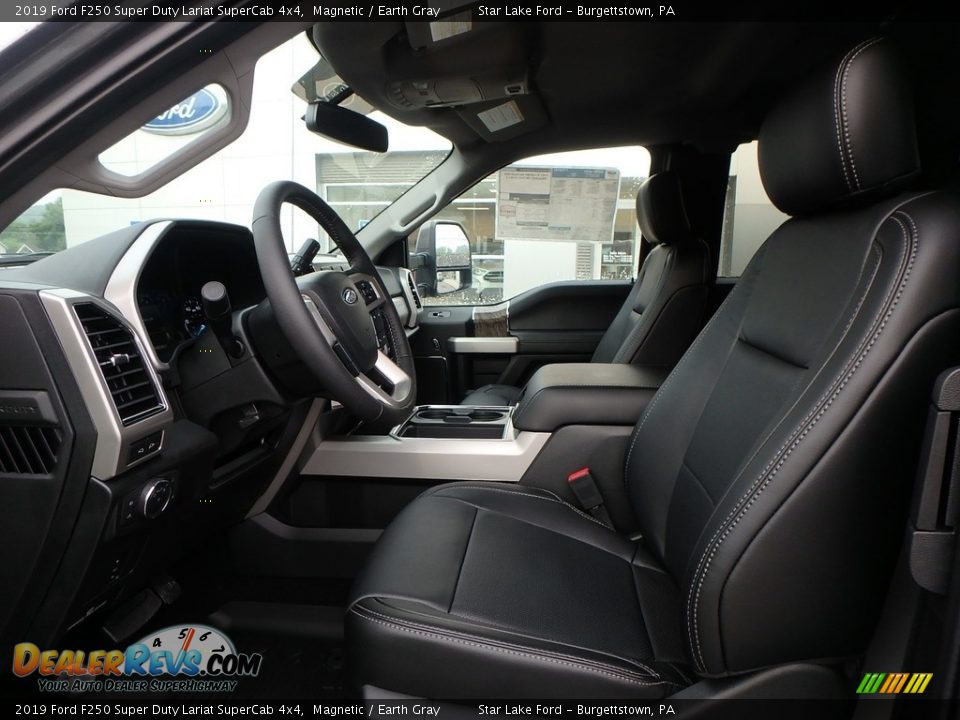 2019 Ford F250 Super Duty Lariat SuperCab 4x4 Magnetic / Earth Gray Photo #12