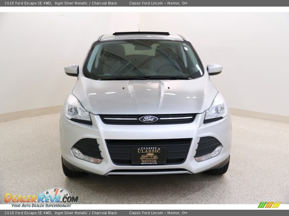 2016 Ford Escape SE 4WD Ingot Silver Metallic / Charcoal Black Photo #2