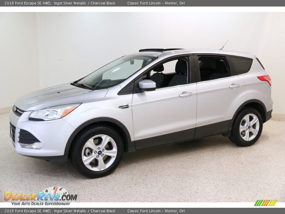 2016 Ford Escape SE 4WD Ingot Silver Metallic / Charcoal Black Photo #3