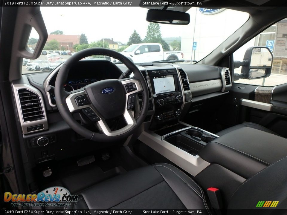 2019 Ford F250 Super Duty Lariat SuperCab 4x4 Magnetic / Earth Gray Photo #14