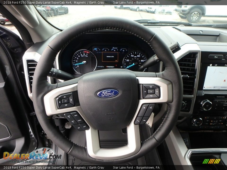 2019 Ford F250 Super Duty Lariat SuperCab 4x4 Magnetic / Earth Gray Photo #16