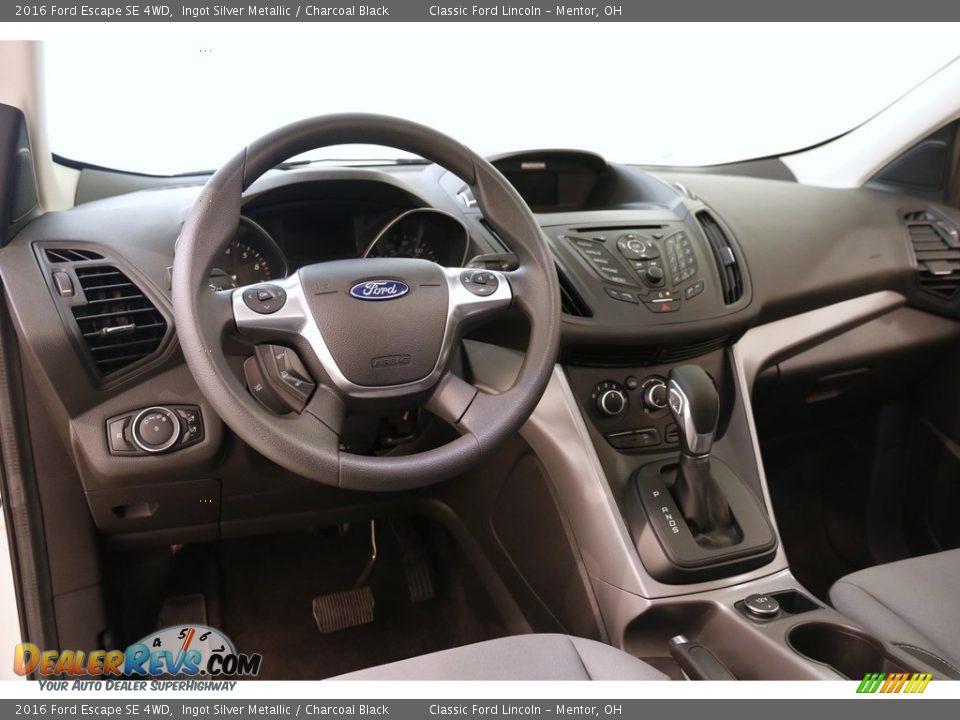 2016 Ford Escape SE 4WD Ingot Silver Metallic / Charcoal Black Photo #6