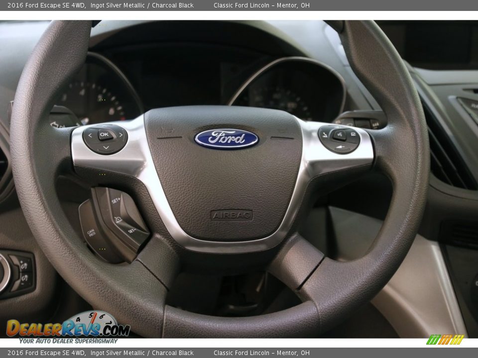 2016 Ford Escape SE 4WD Ingot Silver Metallic / Charcoal Black Photo #7