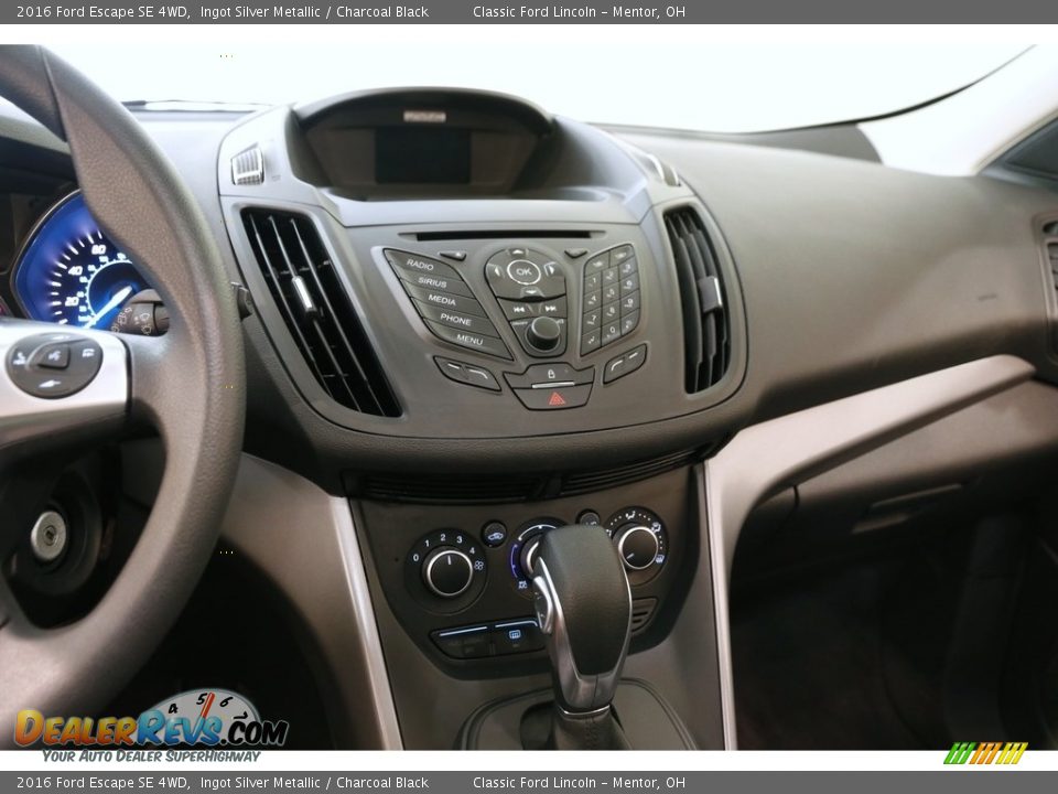 2016 Ford Escape SE 4WD Ingot Silver Metallic / Charcoal Black Photo #9