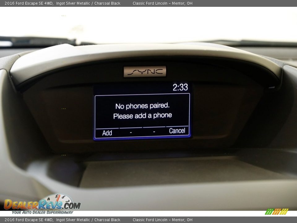 2016 Ford Escape SE 4WD Ingot Silver Metallic / Charcoal Black Photo #11