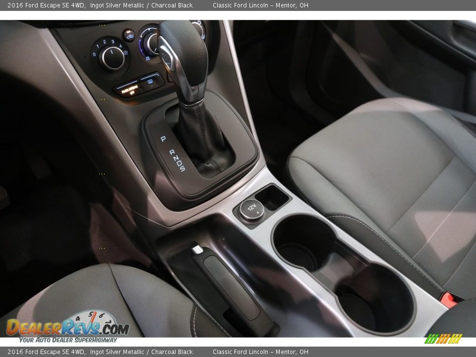 2016 Ford Escape SE 4WD Ingot Silver Metallic / Charcoal Black Photo #12