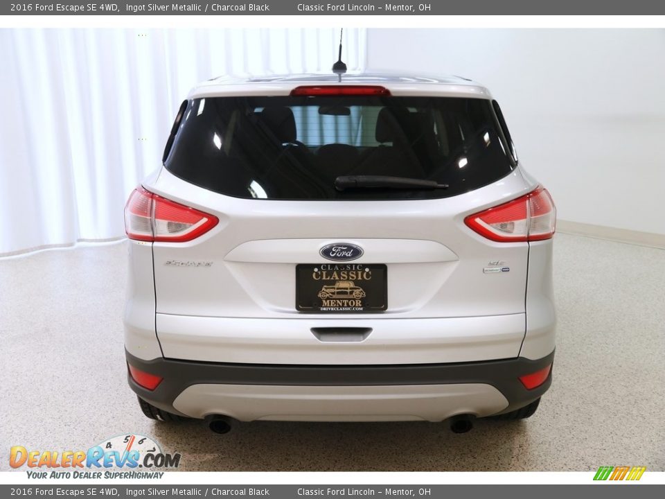 2016 Ford Escape SE 4WD Ingot Silver Metallic / Charcoal Black Photo #16