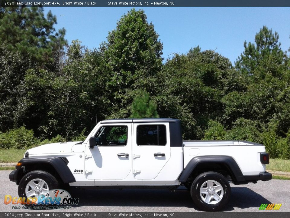 2020 Jeep Gladiator Sport 4x4 Bright White / Black Photo #1