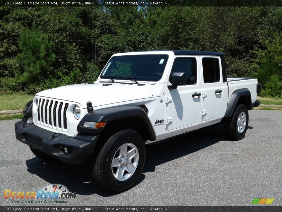 2020 Jeep Gladiator Sport 4x4 Bright White / Black Photo #2