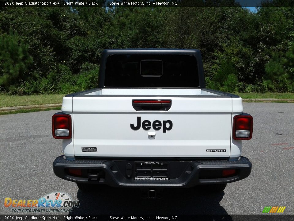 2020 Jeep Gladiator Sport 4x4 Bright White / Black Photo #7