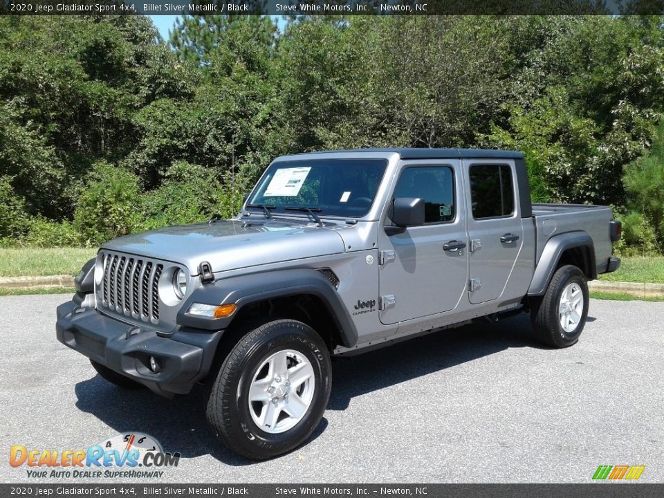 2020 Jeep Gladiator Sport 4x4 Billet Silver Metallic / Black Photo #2