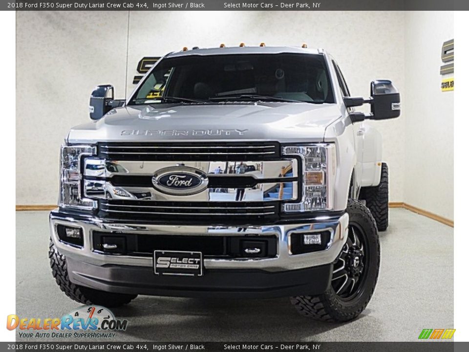 2018 Ford F350 Super Duty Lariat Crew Cab 4x4 Ingot Silver / Black Photo #1