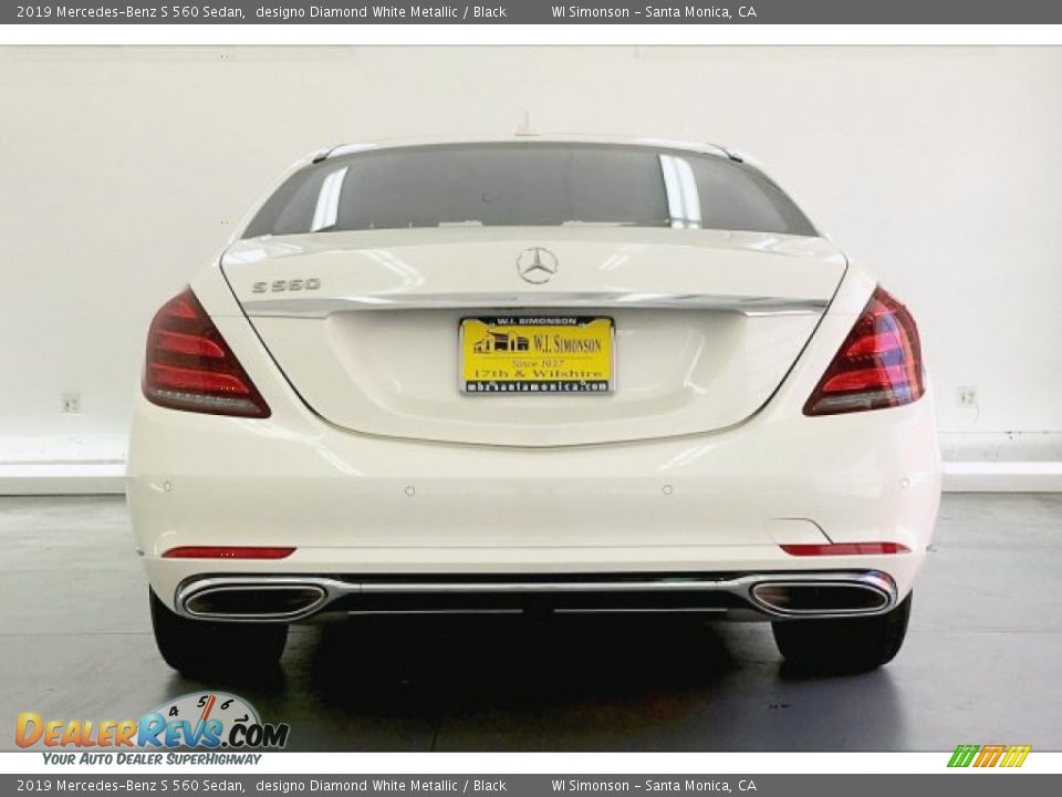 2019 Mercedes-Benz S 560 Sedan designo Diamond White Metallic / Black Photo #3