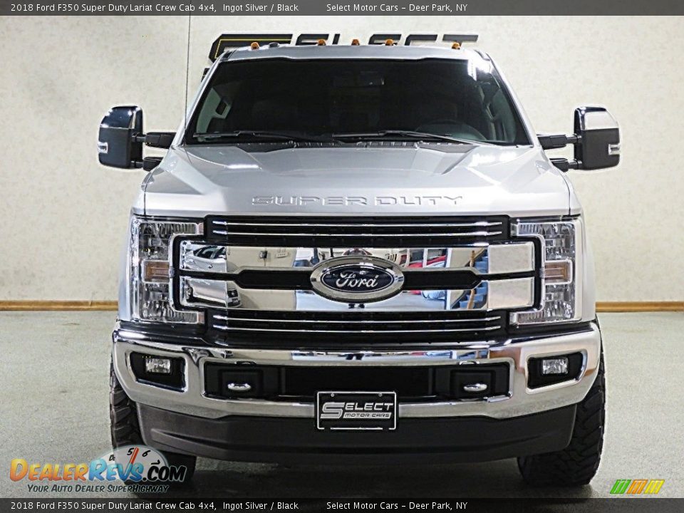 2018 Ford F350 Super Duty Lariat Crew Cab 4x4 Ingot Silver / Black Photo #2