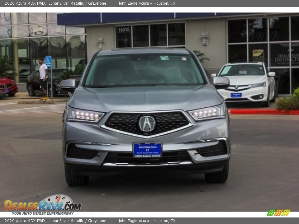 2020 Acura MDX FWD Lunar Silver Metallic / Graystone Photo #2