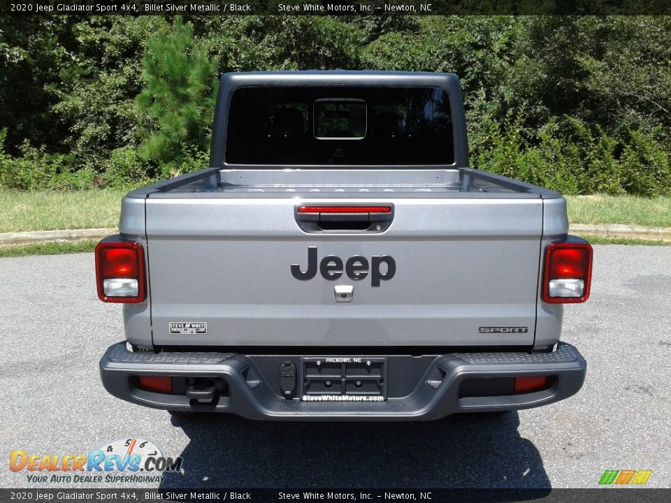 2020 Jeep Gladiator Sport 4x4 Billet Silver Metallic / Black Photo #7