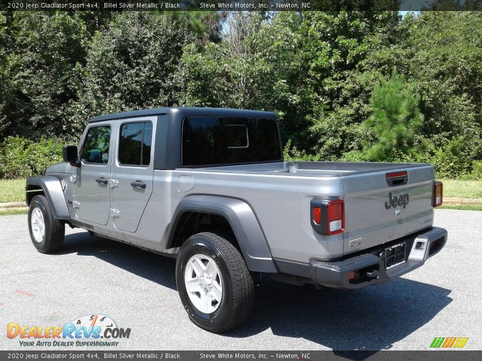 2020 Jeep Gladiator Sport 4x4 Billet Silver Metallic / Black Photo #8