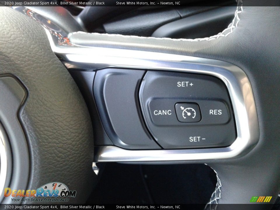 2020 Jeep Gladiator Sport 4x4 Billet Silver Metallic / Black Photo #17
