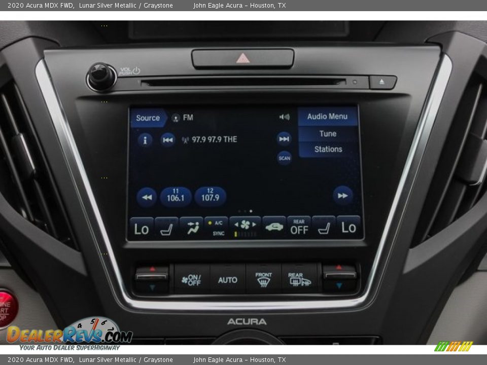 Controls of 2020 Acura MDX FWD Photo #27