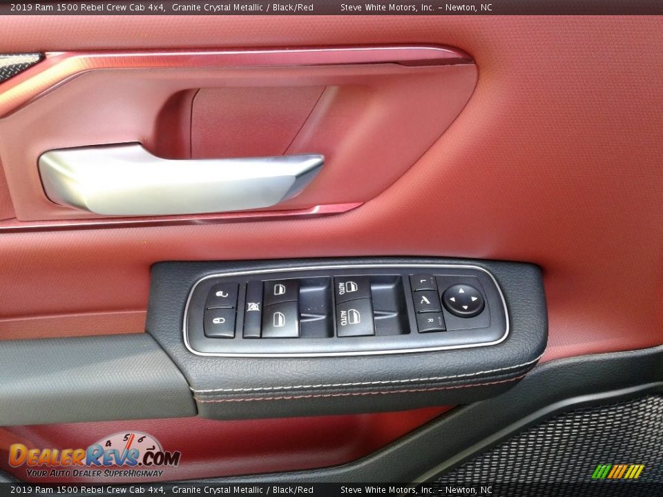 2019 Ram 1500 Rebel Crew Cab 4x4 Granite Crystal Metallic / Black/Red Photo #9