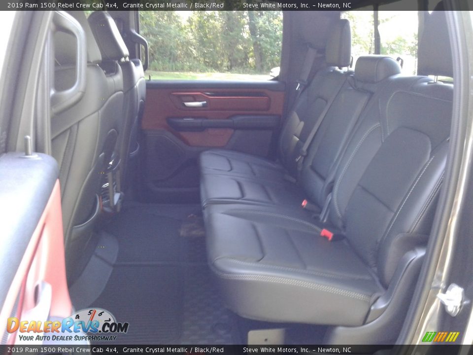 2019 Ram 1500 Rebel Crew Cab 4x4 Granite Crystal Metallic / Black/Red Photo #11