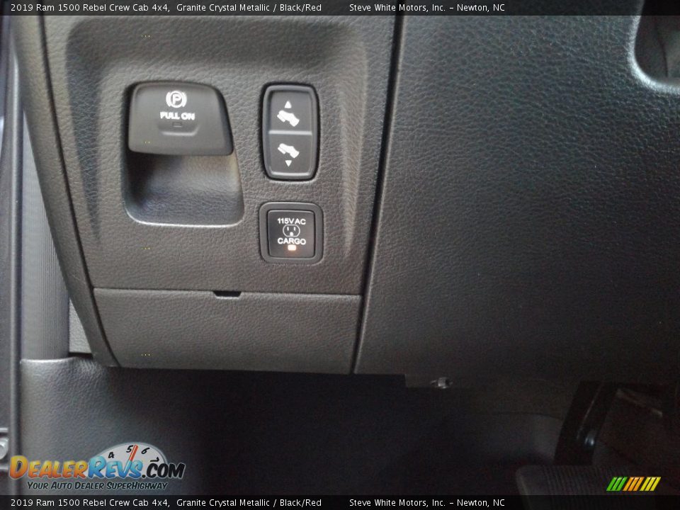 2019 Ram 1500 Rebel Crew Cab 4x4 Granite Crystal Metallic / Black/Red Photo #16