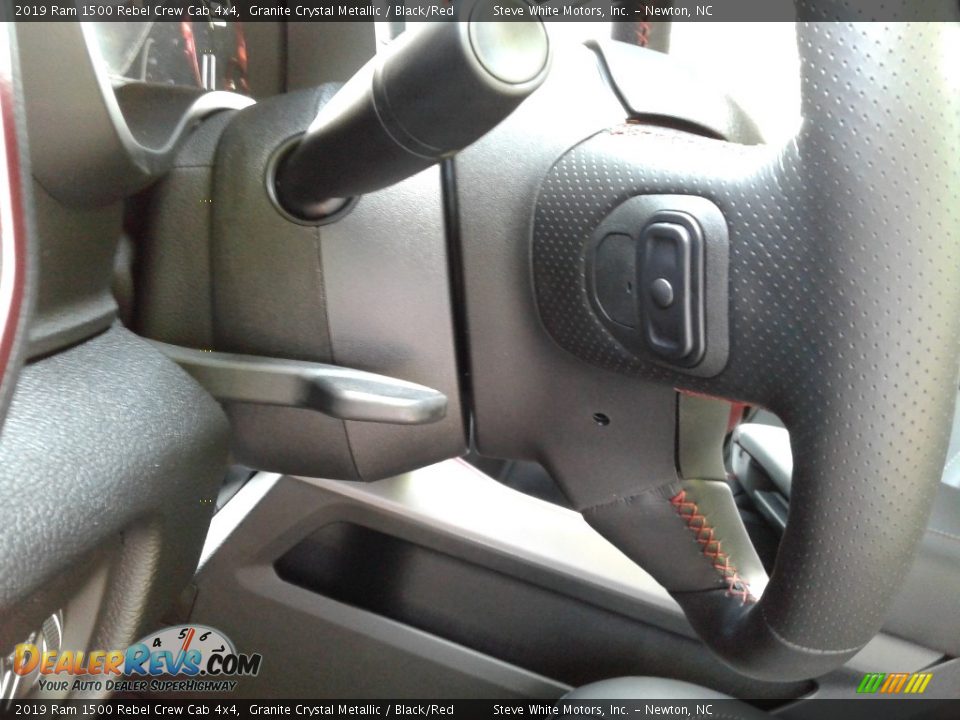 2019 Ram 1500 Rebel Crew Cab 4x4 Granite Crystal Metallic / Black/Red Photo #17