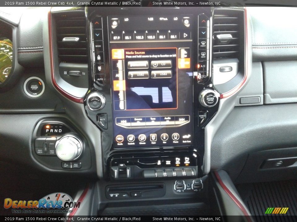 2019 Ram 1500 Rebel Crew Cab 4x4 Granite Crystal Metallic / Black/Red Photo #21