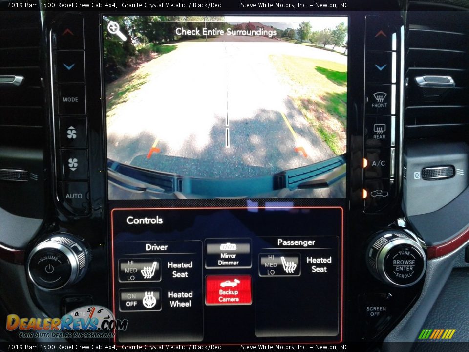2019 Ram 1500 Rebel Crew Cab 4x4 Granite Crystal Metallic / Black/Red Photo #23