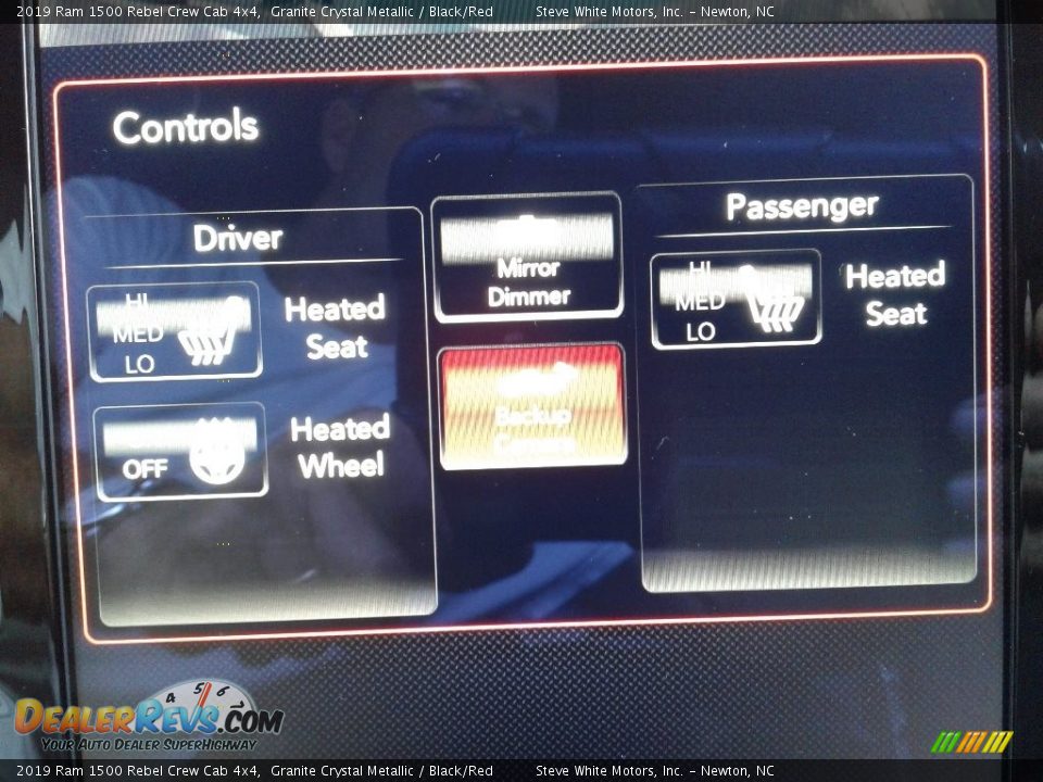 2019 Ram 1500 Rebel Crew Cab 4x4 Granite Crystal Metallic / Black/Red Photo #24