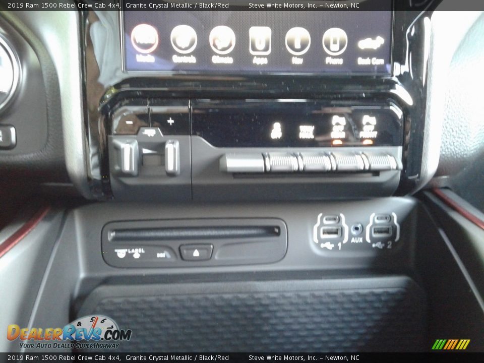 2019 Ram 1500 Rebel Crew Cab 4x4 Granite Crystal Metallic / Black/Red Photo #29