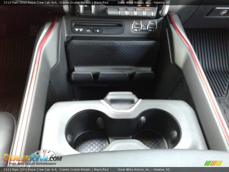 2019 Ram 1500 Rebel Crew Cab 4x4 Granite Crystal Metallic / Black/Red Photo #30