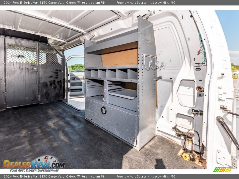 2014 Ford E-Series Van E150 Cargo Van Oxford White / Medium Flint Photo #6