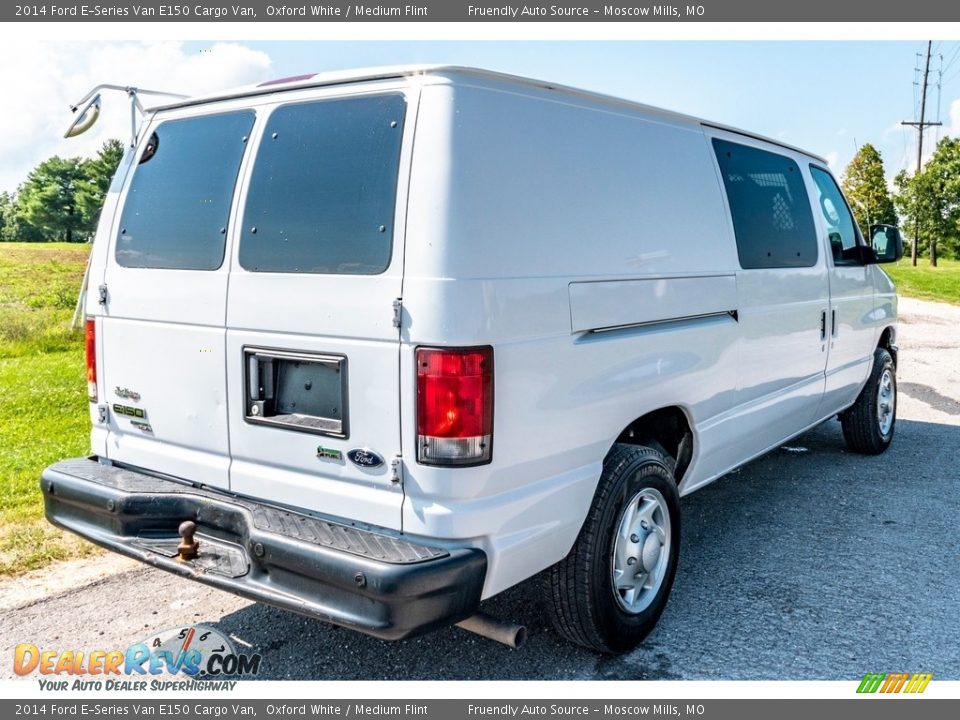 2014 Ford E-Series Van E150 Cargo Van Oxford White / Medium Flint Photo #9