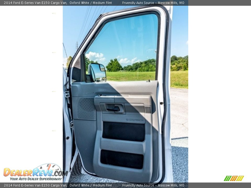 2014 Ford E-Series Van E150 Cargo Van Oxford White / Medium Flint Photo #11