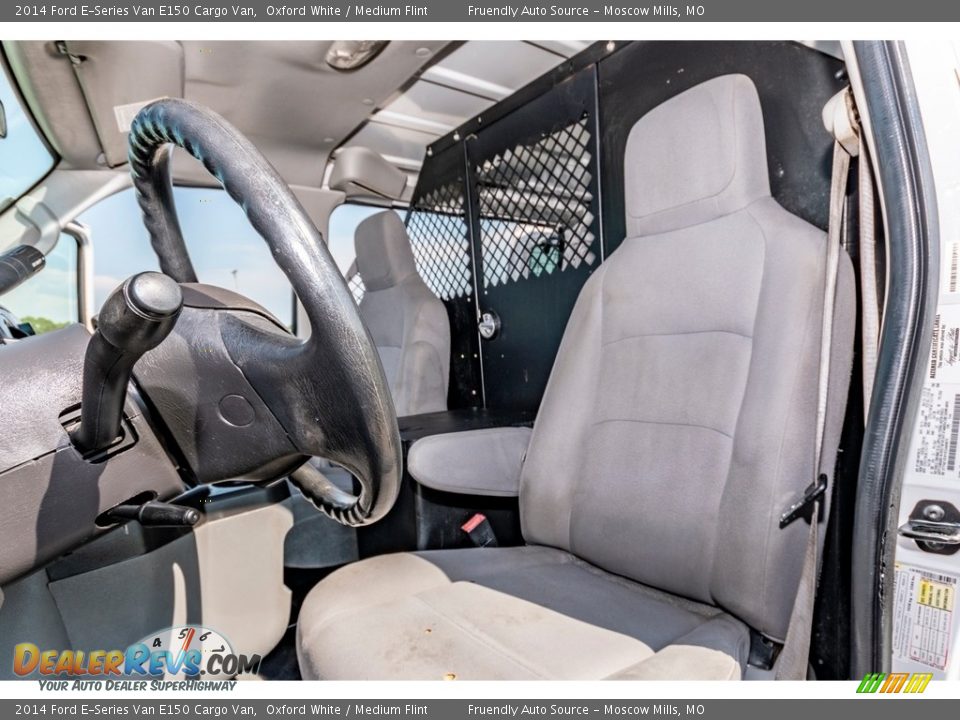 2014 Ford E-Series Van E150 Cargo Van Oxford White / Medium Flint Photo #12