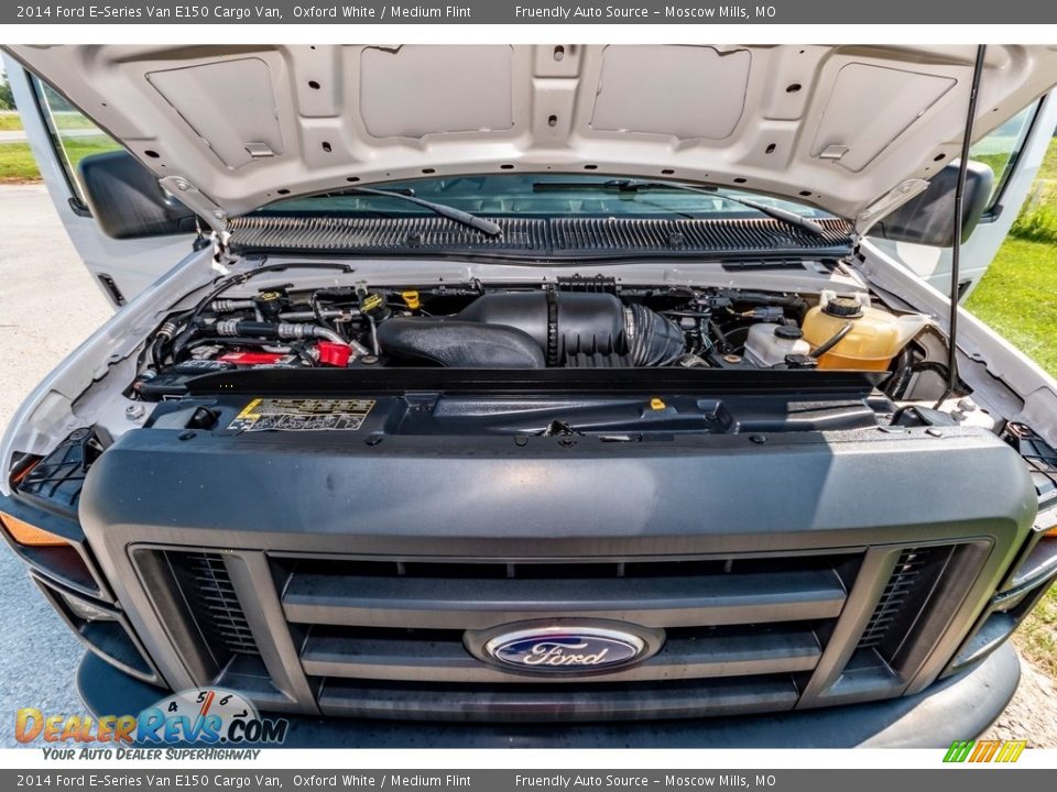 2014 Ford E-Series Van E150 Cargo Van Oxford White / Medium Flint Photo #22