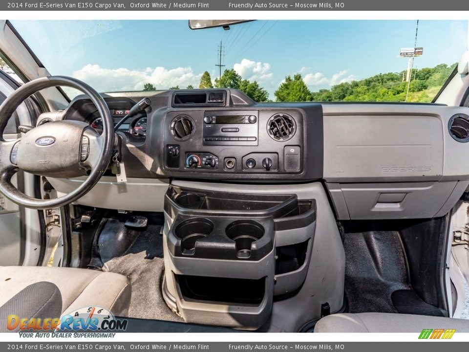 2014 Ford E-Series Van E150 Cargo Van Oxford White / Medium Flint Photo #29