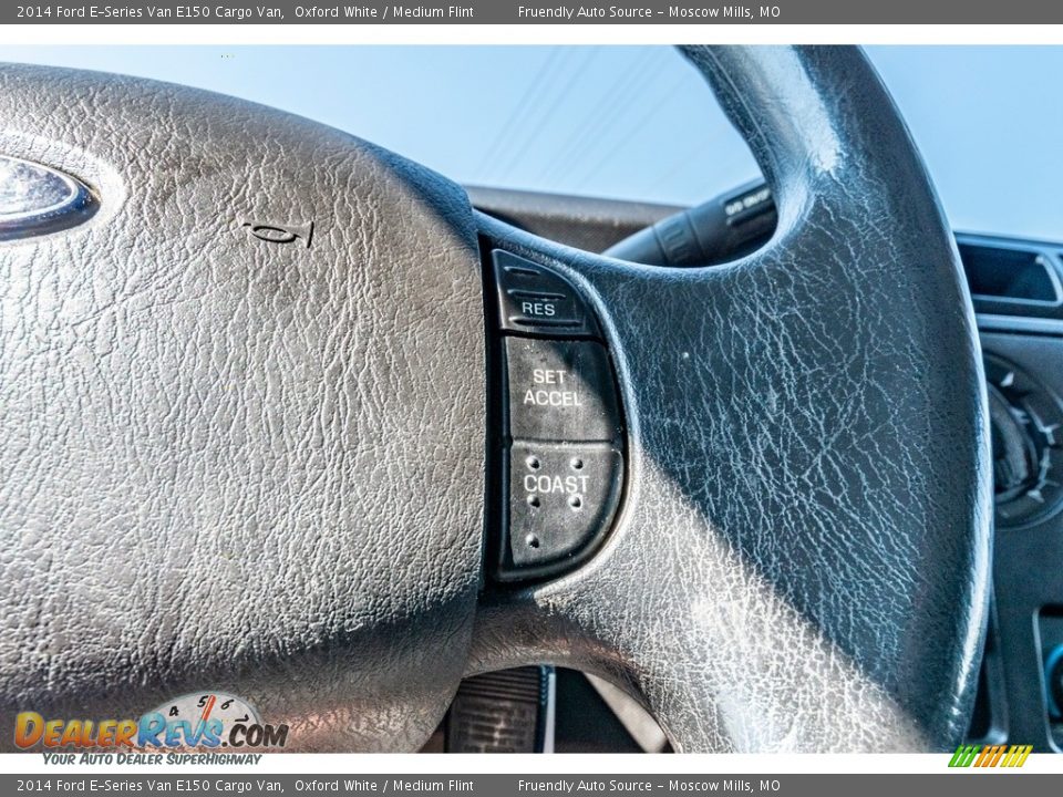 2014 Ford E-Series Van E150 Cargo Van Oxford White / Medium Flint Photo #33