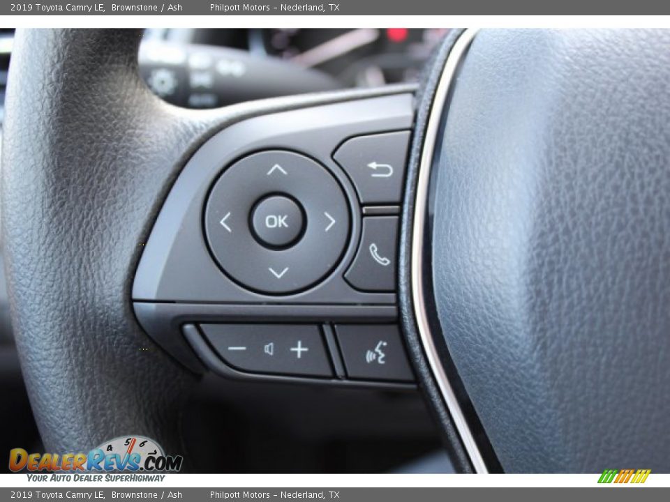 2019 Toyota Camry LE Brownstone / Ash Photo #12