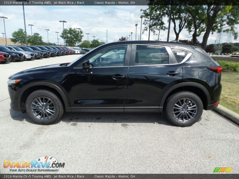 2019 Mazda CX-5 Touring AWD Jet Black Mica / Black Photo #4