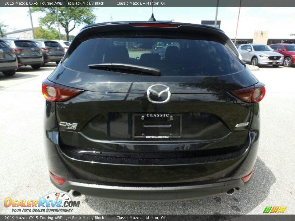 2019 Mazda CX-5 Touring AWD Jet Black Mica / Black Photo #6