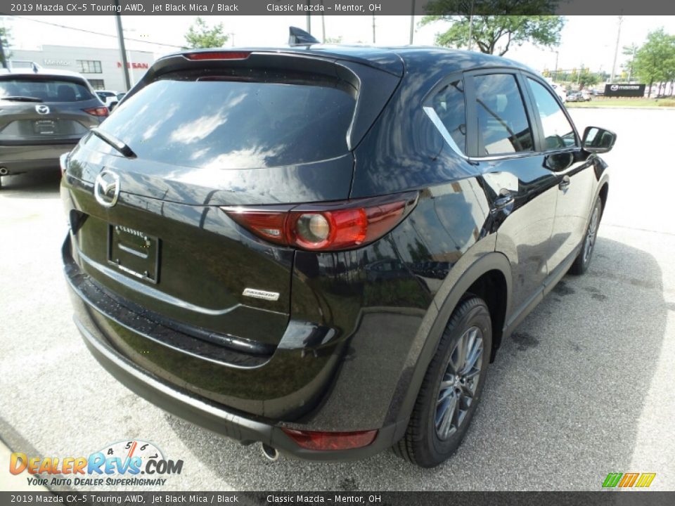 2019 Mazda CX-5 Touring AWD Jet Black Mica / Black Photo #7