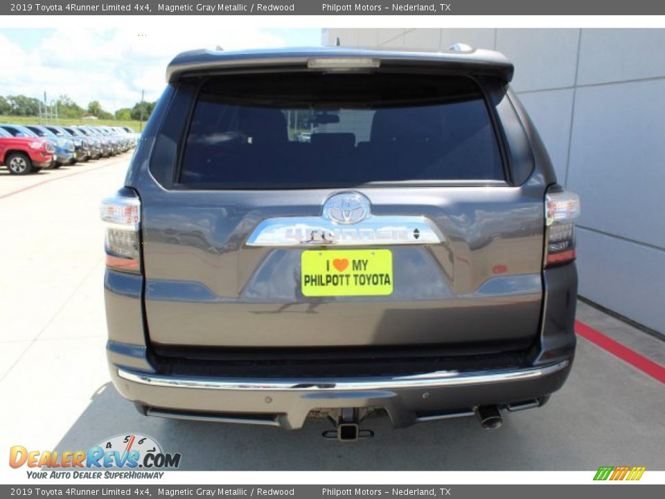 2019 Toyota 4Runner Limited 4x4 Magnetic Gray Metallic / Redwood Photo #7